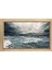 Fırtınalı Deniz Tablosu-Naturel Ahşap Çerçeve - 50 x 90 1
