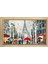 Paris Şehir Manzarası Tablosu-Naturel Ahşap Çerçeve - 50 x 70 1