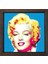 Marilyn Monroe Tablosu-Çerçevesiz - 30 x 30 cm 1