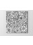 Çiçekli Desen Boyama Tablo Tablosu-Çerçevesiz - 30X30 1