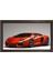 Kırmızı Lamborghini Aventador Tablosu-Çerçevesiz - 70 x 100 cm 1