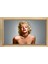 Marilyn Monroe Tablosu-Naturel Ahşap Çerçeve - 70 x 100 cm 1