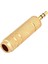 3.5 mm Erkek-6.3 mm Dişi Stereo Çevirici Gold Adaptör 3