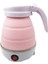 Ab Tak 220 V 50Hz Elektrikli Taşınabilir Seyahat Su Isıtıcısı Kamp Caravan 0.6l Pembe 1