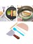 4 Parça Krep Serpme Pancake Pişirme Uygun Malzemeler Ahşap Ev Yarım Bölge Kürek 5