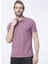 Nobro K Polo Yaka Regular Fit Düz Lila Erkek T-Shirt 1