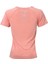 911314-2098 Bisiklet Yaka Regular Fit Düz Açık Pembe Kadın T-Shirt 3