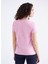 Logo Cabou Kadın Şeker Pembe Regular Fit Tişört 2