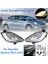 Hyundai Elantra 2011 2012 2013 Için 881 Ampullü 2x Temizle Ön Tampon Sis Lambası (Yurt Dışından) 2