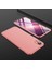 iPhone Xr Kılıf Kamera Korumalı 3 Parça Ays Sert Plastik Rose Gold 1