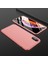 iPhone Xs Max Kılıf Kamera Korumalı 3 Parça Ays Sert Plastik Rose Gold 1