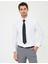 Erkek Beyaz Slim Fit Klasik Gömlek 50251691-VR013 1