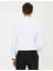 Erkek Beyaz Slim Fit Uzun Kollu Klasik Gömlek 50251670-VR013 3