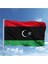 Libya Gönder Bayrağı Raşel Kumaş 50X75 cm 1
