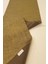 Linen Baskılı Pamuk/Keten Haki Runner 40*140 cm - 948 1