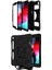 Apple iPad 9. Nesil 2021 10.2" Uyumlu Kılıf Kalem ve Airtag Bölmeli Ultra Üstün Koruma Standlı Defender 1