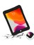 Apple iPad 9. Nesil 2021 10.2" Uyumlu Kılıf Kalem ve Airtag Bölmeli Ultra Üstün Koruma Standlı Defender 2