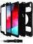 Apple iPad 9. Nesil 2021 10.2" Uyumlu Kılıf Kalem ve Airtag Bölmeli Ultra Üstün Koruma Standlı Defender 4