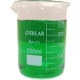 Cam Beher 25 ml - Kısa Form - Yüksek Kalite - Borosilikat 3.3