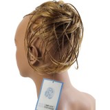 AYTUĞ PERUK Koyu Sarı Lastikli Topuz Saçı - Ince Örgülü Saç Aksesuarı - RBP613-T10.144.25