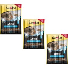 Gimcat Sticks Tahılsız Morina Alabalık Somom Kedi Ödül Çubukları 4'lü 20 gr (3 Adet)