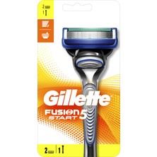 Gillette Fusion Start Tıraş Makinesi + 2 Yedek Tıraş Bıçağı