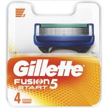 Gillette Fusion Start Yedek Tıraş Bıçağı 4 Adet