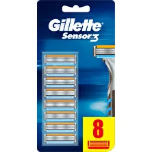 Gillette Sensor3 Yedek Tıraş Bıçağı 8 Adet
