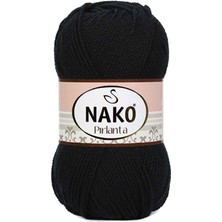Nako Pırlanta Amigurumi El Örgü Ipi Yünü Siyah 217