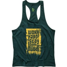 Bluu Hmblw  Fitness Gym Tank Top Sporcu Atleti