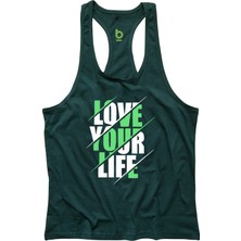 Bluu Yourlife  Fitness Gym Tank Top Sporcu Atleti
