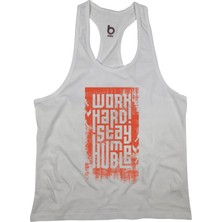 Bluu Fitness Tank Top Sporcu Atleti Unisex Yazlık Moda Konforlu Geniş Kalıp Tasarım