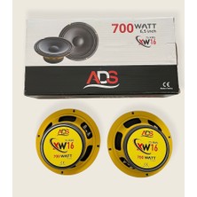 Ads -700 Watt-16 Cm--Profesyonel Anfi Uyumlu Midrange Hoparlor-2 Adettir