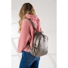 Just Polo Kadın Yumuşak Deri Kol ve Sırt Çantası PBU2134