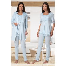 Effort 6034 Lohusa Pijama Sabahlık Takım