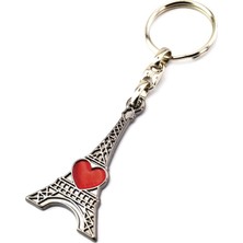 Anahtarlık Sepeti Paris Kule Kırmızı Anahtarlık