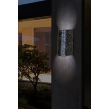 Full Reyon Mermer Desen Beyaz Işık Dekoratif Çift Yönlü Iç Dış Mekan Aplik