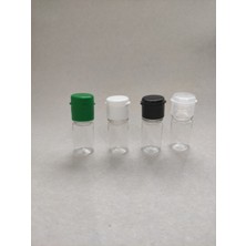 Swiss Formula Tedmar 8 ml Fliptop Kapaklı, Şeffaf, Plastik, Kolonya, Dezenfektan, Likit Şişesi (100 Adet)