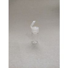 Swiss Formula Tedmar 8 ml Fliptop Kapaklı, Şeffaf, Plastik, Kolonya, Dezenfektan, Likit Şişesi (100 Adet)