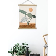 Piksel Grafik Bohemian Ipli Askılı Kanvas Poster Tablo Duvar Dekoru