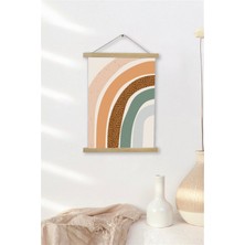 Piksel Grafik Bohemian Ipli Askılı Kanvas Poster Tablo Duvar Dekoru