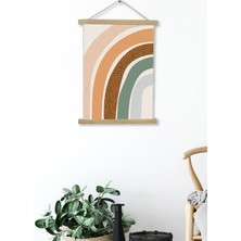 Piksel Grafik Bohemian Ipli Askılı Kanvas Poster Tablo Duvar Dekoru