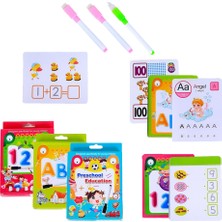 F Fityle 3 Set Flashcards Okul Öncesi Yumru Clean Kalem ile Yazma (Yurt Dışından)