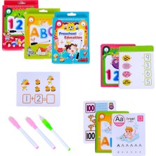 F Fityle 3 Set Flashcards Okul Öncesi Yumru Clean Kalem ile Yazma (Yurt Dışından)