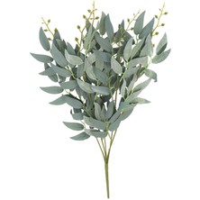 Yapay Çiçek Deposu Yapay Yeşillik Zeytin Dalı Demeti Açık Yeşil
