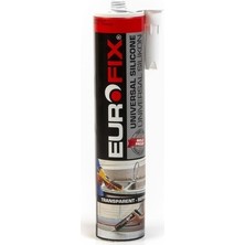 Eurofix Şeffaf Silikon Yapıştırıcı Eurofix 280GR