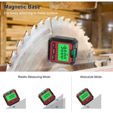 Dolity Makine Masa Için Manyetik Taban Ölçüm Aracı ile Dijital Iletki Kırmızı Bir Testere