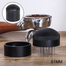 Paslanmaz Çelik Kahve Sertleştiricisi Distribütörü Tozu Tamping Aracı Ev Kullanımı 51MM