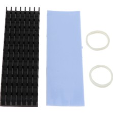 4 Parça Alüminyum M.2 2280 SSD Soğutucu Soğutma Kiti W / Silikon Termal Pad
