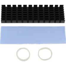 4 Parça Alüminyum M.2 2280 SSD Soğutucu Soğutma Kiti W / Silikon Termal Pad